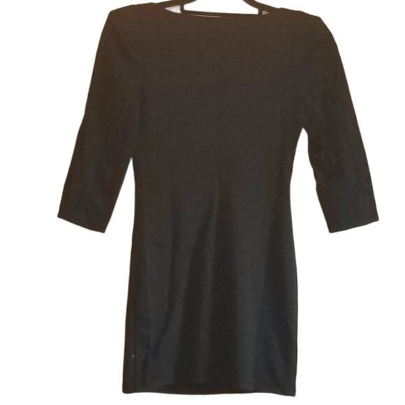 Lucy Paris Black Art Deco Embroidered Mini Dress Small - Picture 2 of 2